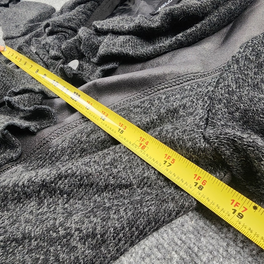 Vex Women's M Black Ruffle Asymmetrical‎ Jacket Whimsigoth Dark Fairy Witchy Y2K - Picture 15 of 16